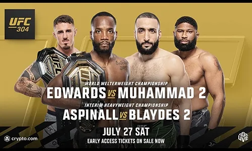 UFC 304: стоимость билетов